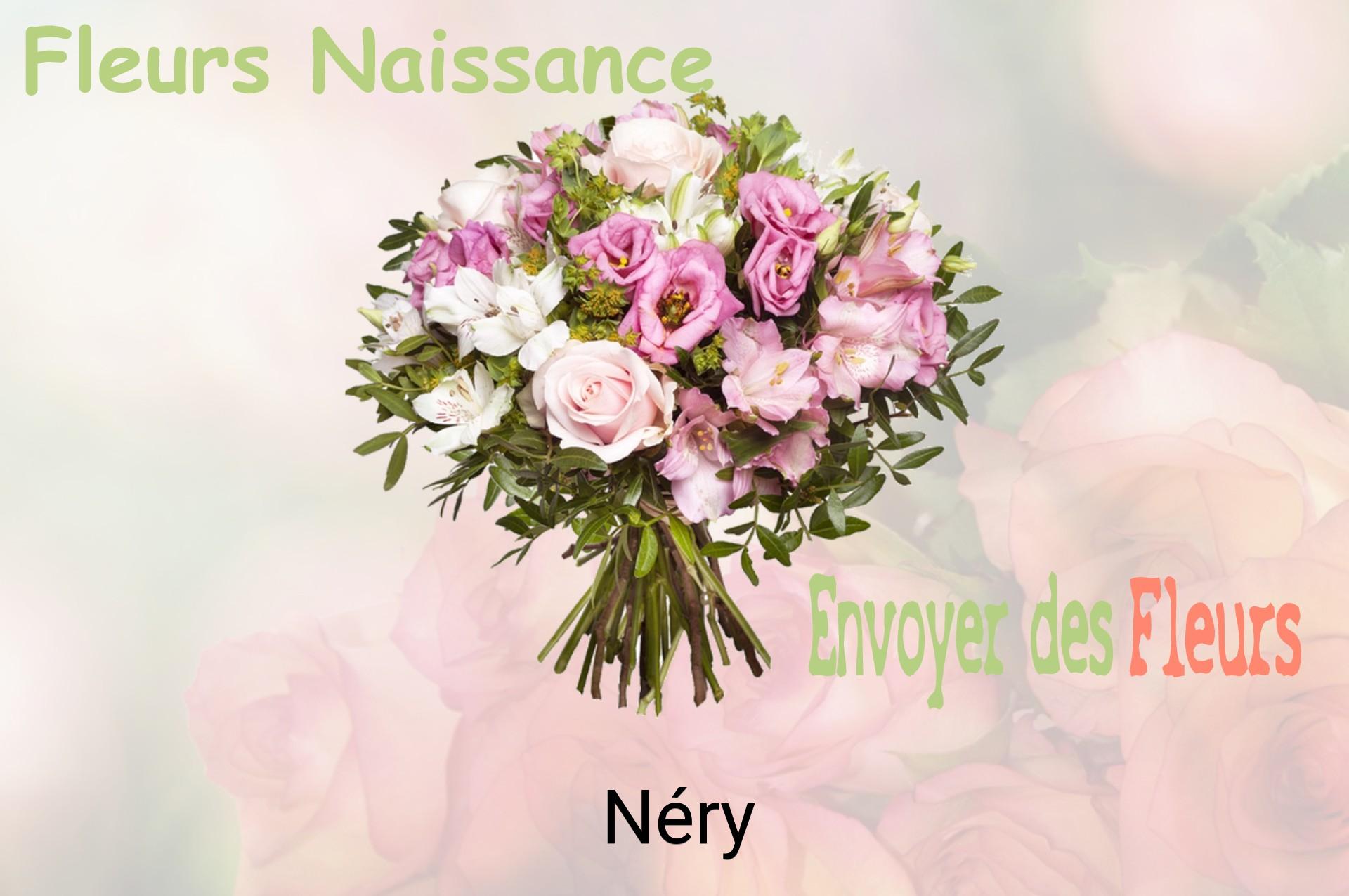 Bouquet de fleurs de naissance livré à Néry